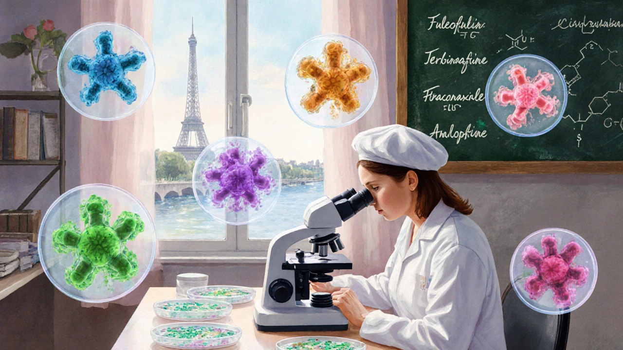 Tableau comparatif des antifongiques