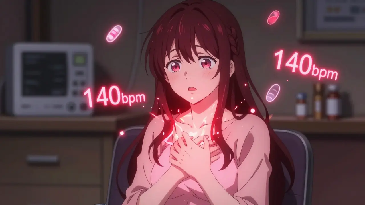 Hyperthyroidisme et médicaments stimulants : risques cardiaques et d'anxiété