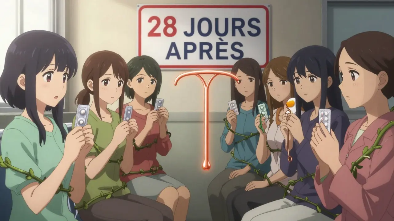 Un stérilet au cuivre protège les femmes contre les effets de la rifampicine.