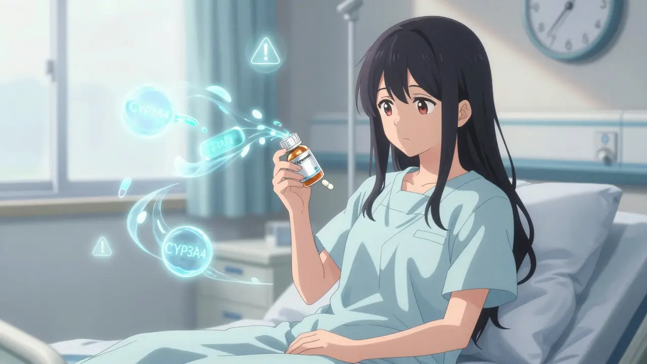 Médicaments contre la tuberculose : induction par la rifampicine et interactions médicamenteuses