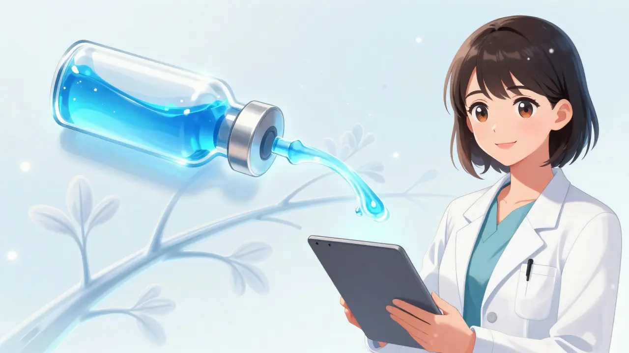 Innovation médicale : un agent inverseur lumineux et une médecin rassurante en téléconsultation.